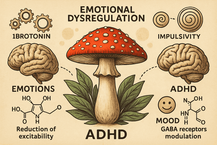 Fly agaric and emotional regulation in ADHD
